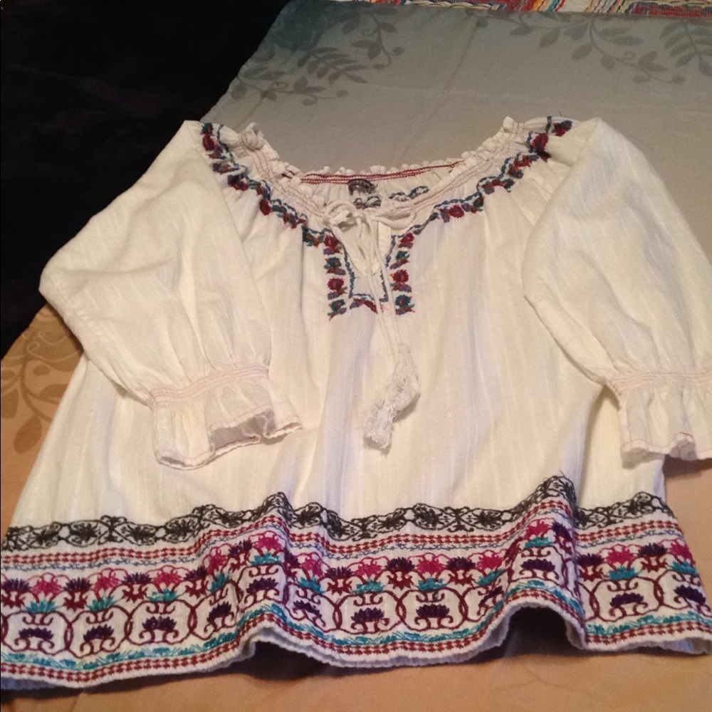Embroidered blouse